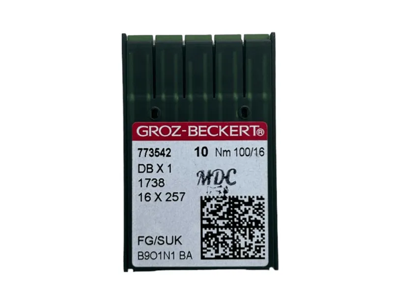 AGUJA CUBO DELGADO 100/16 GROZ BECKERT