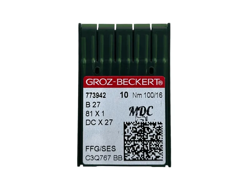 AGUJA FILETEADORA B27 100/16 GROZ BECKERT