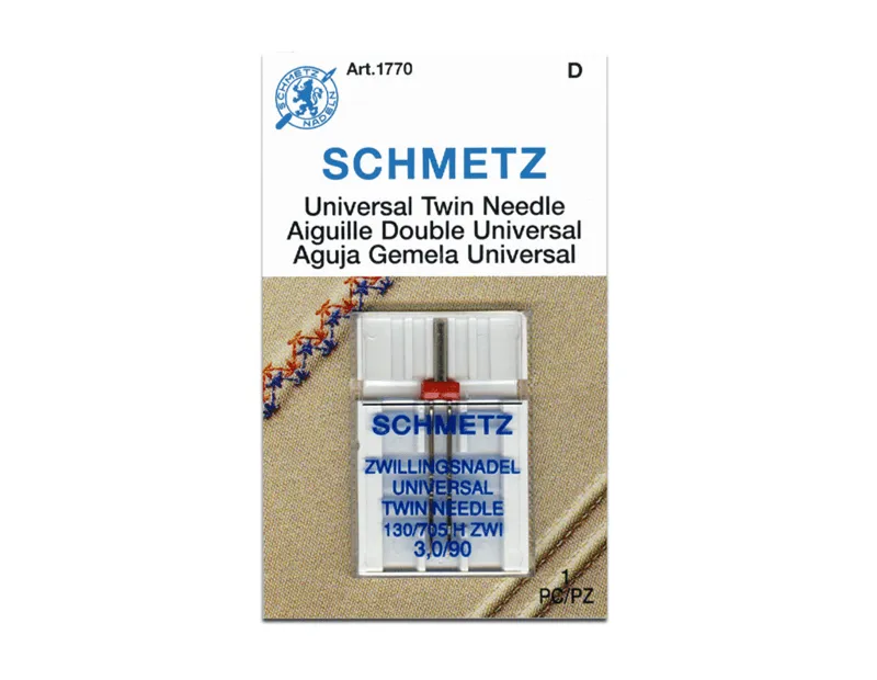 AGUJA GEMELA 3.0/90 SCHMETZ MÁQUINAS DOMÉSTICAS