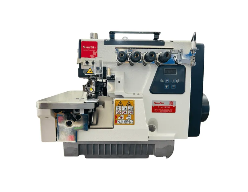 FILETEADORA MECATRÓNICA SUNSIR E1-4BK 4 HILOS CON REMATE DE FILETE