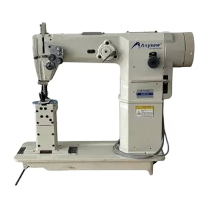 MÁQUINA DE POSTE 2 AGUJAS MECATRÓNICA ANYSEW AS820D