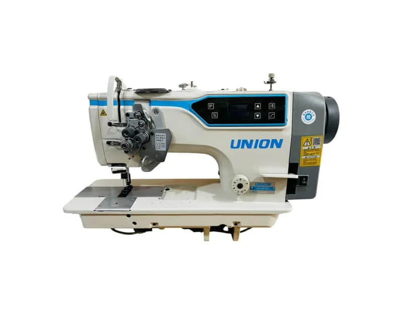 Máquina plana dos agujas mecatrónica barra escualizable UNION UN-8875D