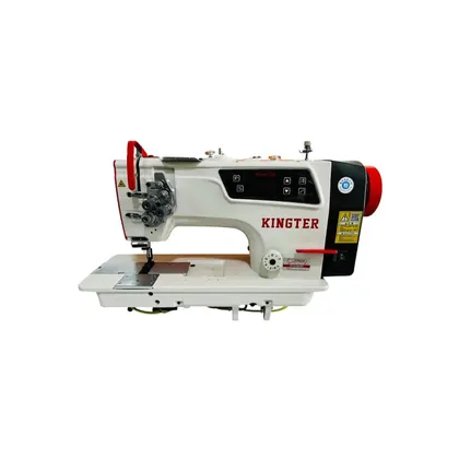 Máquina plana dos agujas mecatrónica KINGTER KT-872B-DDI