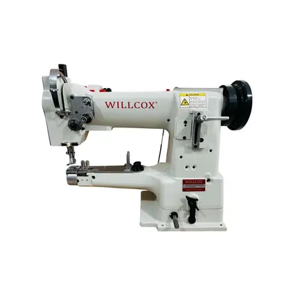Máquina ribeteadora triple transporte WILLCOX W-335B