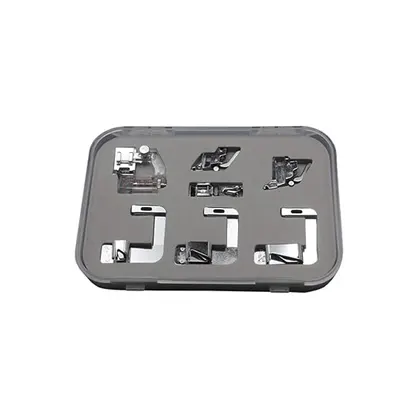 Set de pies prensatelas dobladillo y sesgo – máquinas domésticas