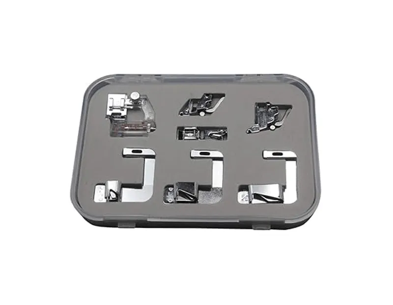 Set de pies prensatelas dobladillo y sesgo – máquinas domésticas