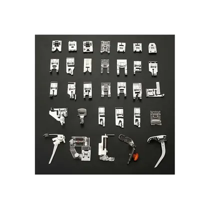 Set de pies prensatelas x 32 unidades – máquinas domésticas