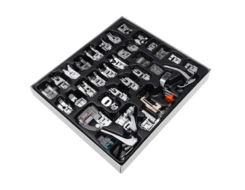 Set de pies prensatelas x 35 unidades – máquinas domésticas